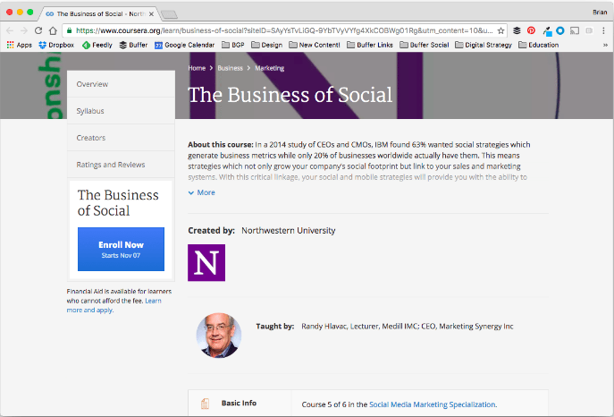 business of social