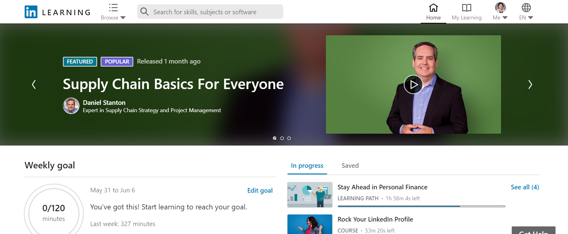 linkedin learning- Successful Online Course Websites