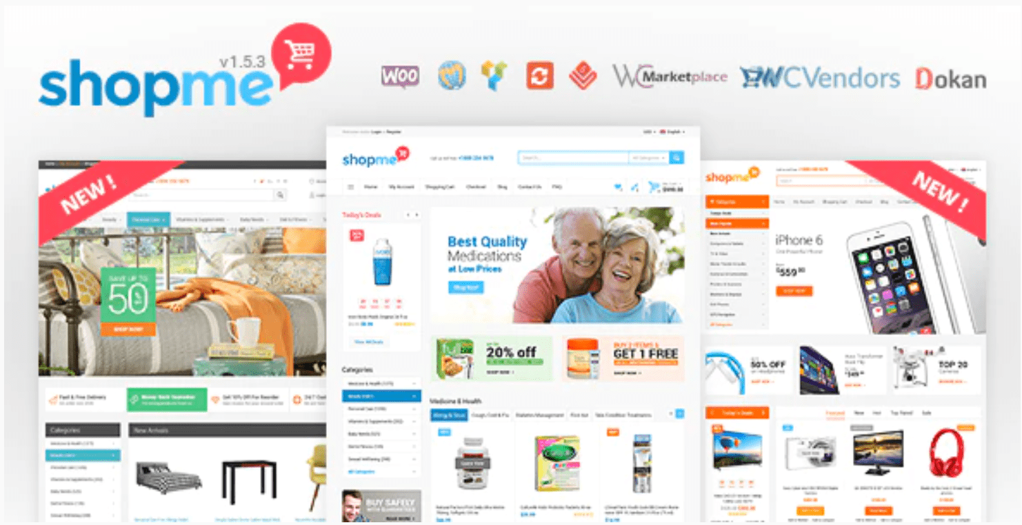 wordpress multivendor theme