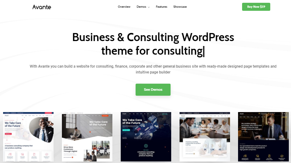 Avante- elementor complete website templates