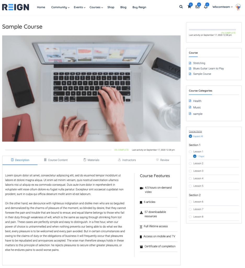 Udemy Learndash Theme