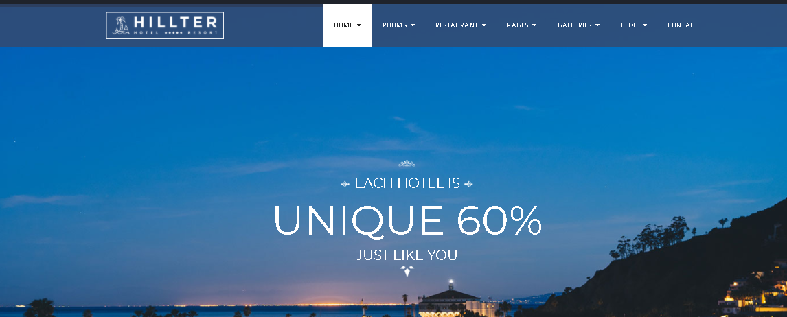 Hillter: Booking WordPress Themes 
