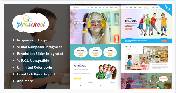Preschool and Kindergarten WordPress Themes