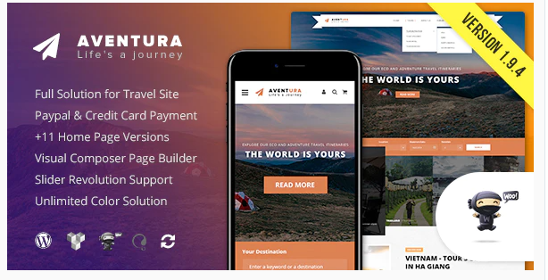 Tour Package WordPress Themes