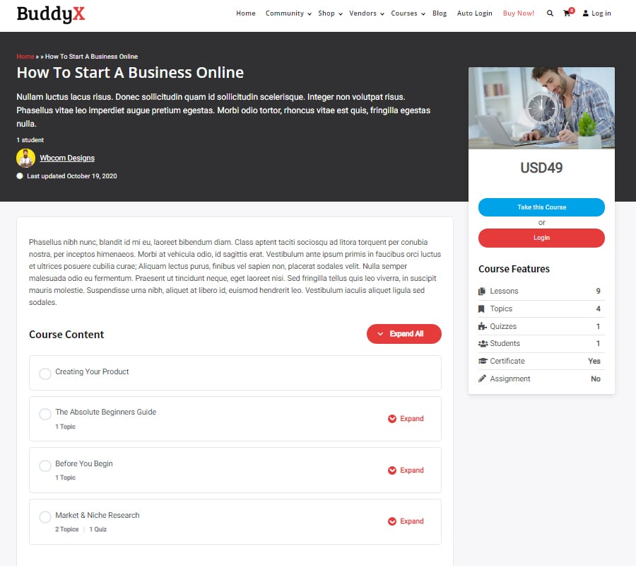 Best Free Themes for LearnDash LMS Plugin