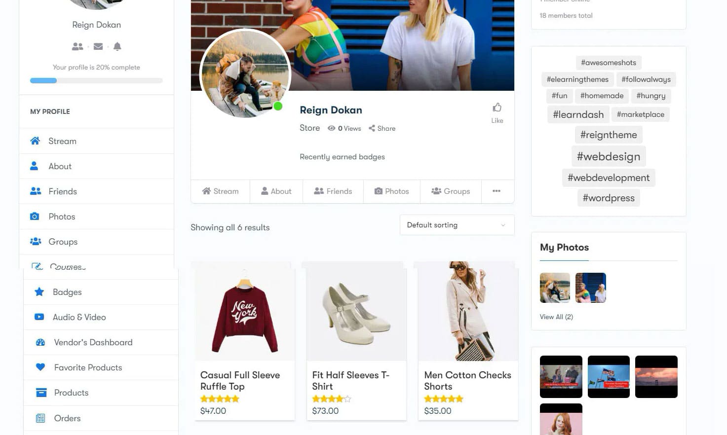 Social Marketplace with BuddyPress 