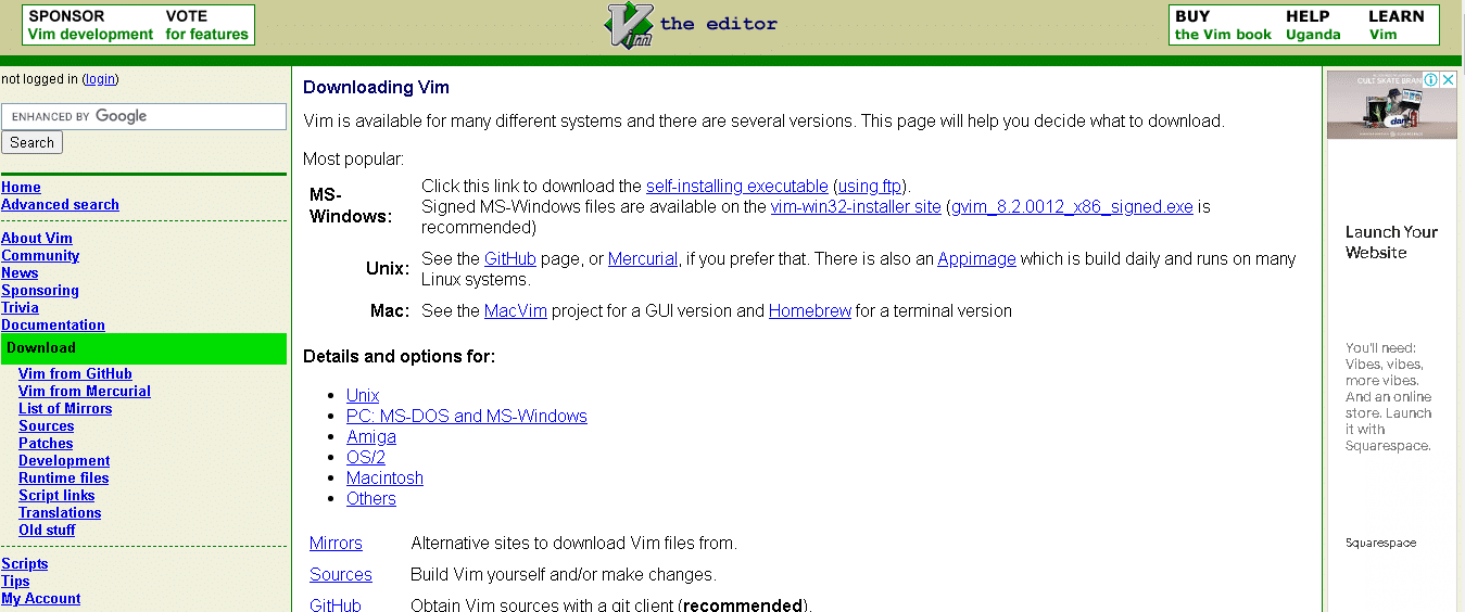 Vim- Free Programming Editor