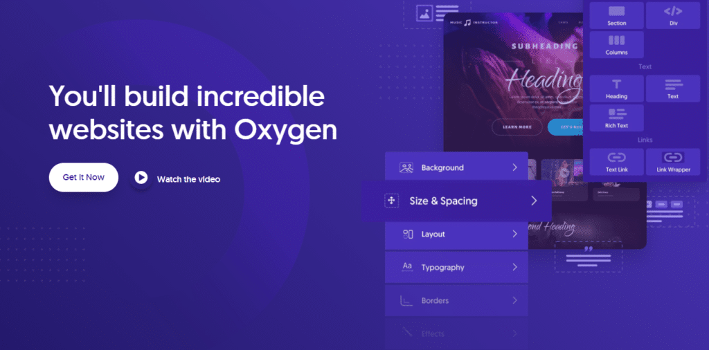 Page builder support