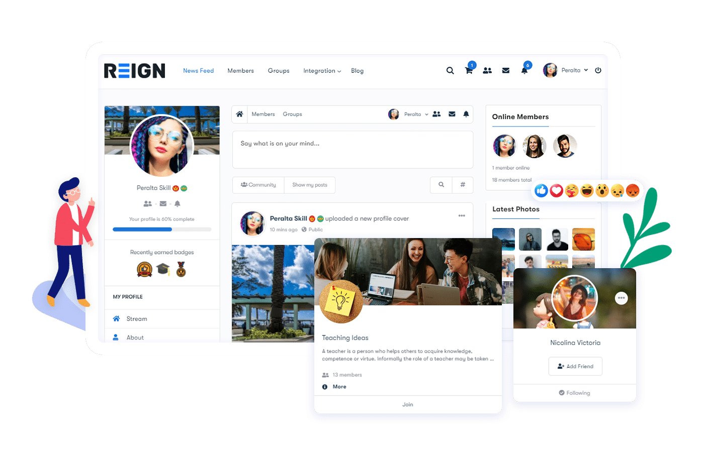buddypress global search