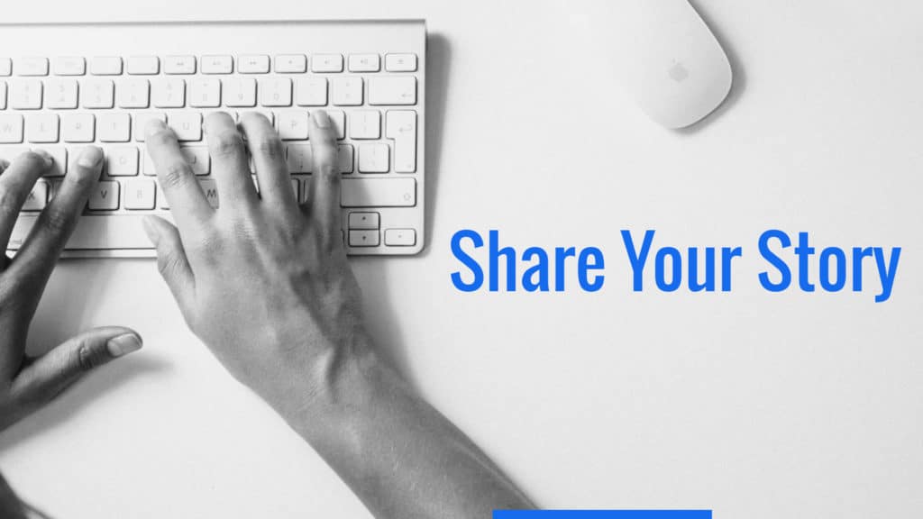 Share your story on social media