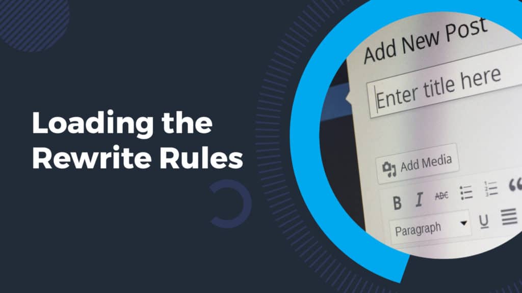 Loading the rewrite rules