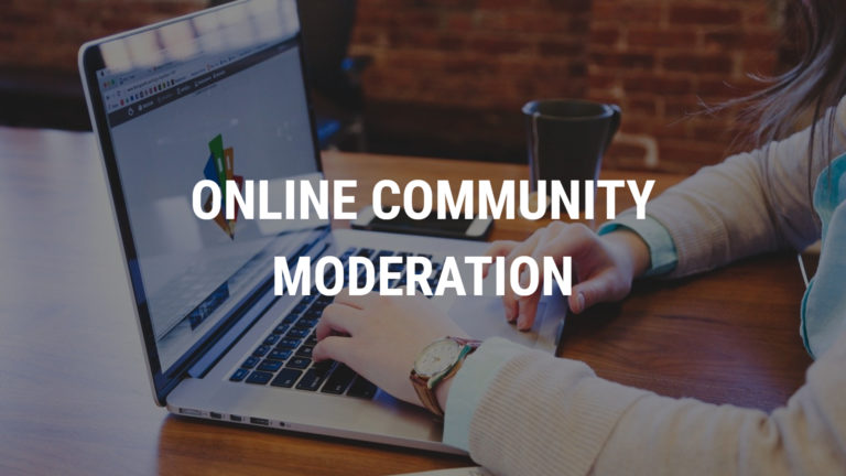 Online Community Moderation