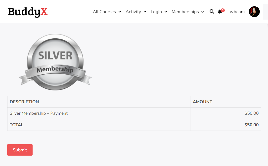 Membership course