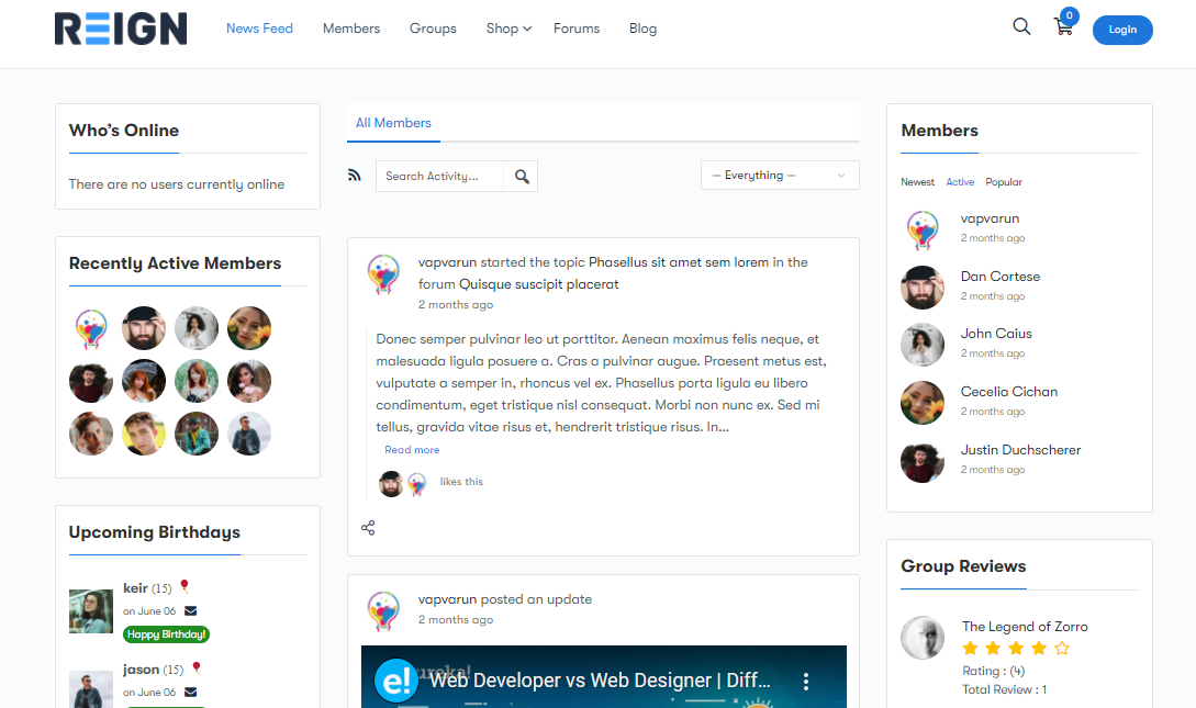 create facebook clone