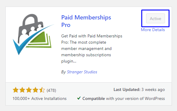 Paid Memberships Pro