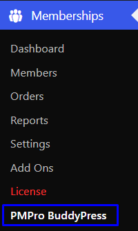 Paid Memberships