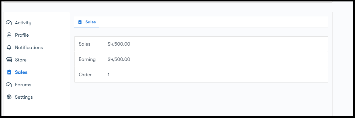 Enable or Disable the Sales Tab