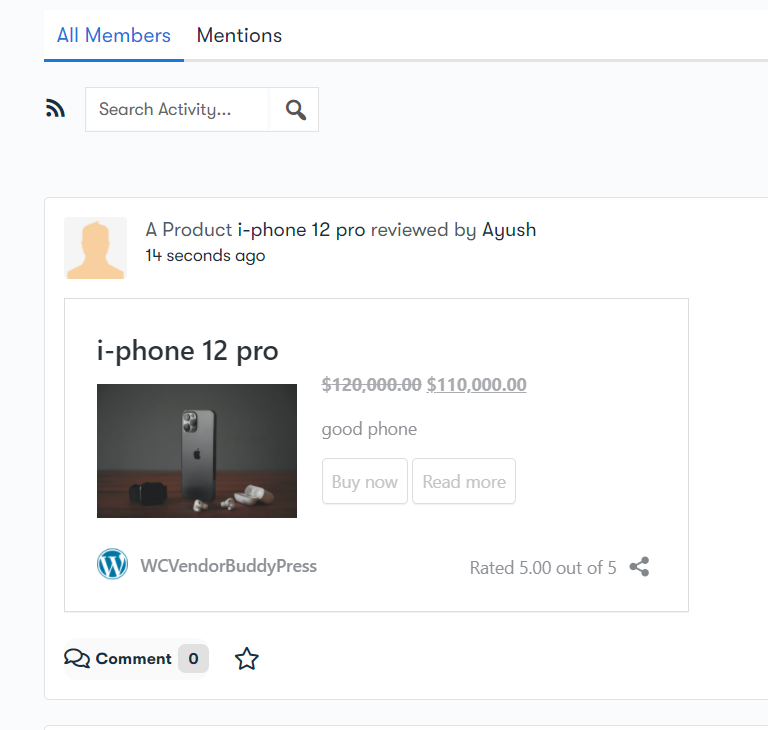 Add Review Activity