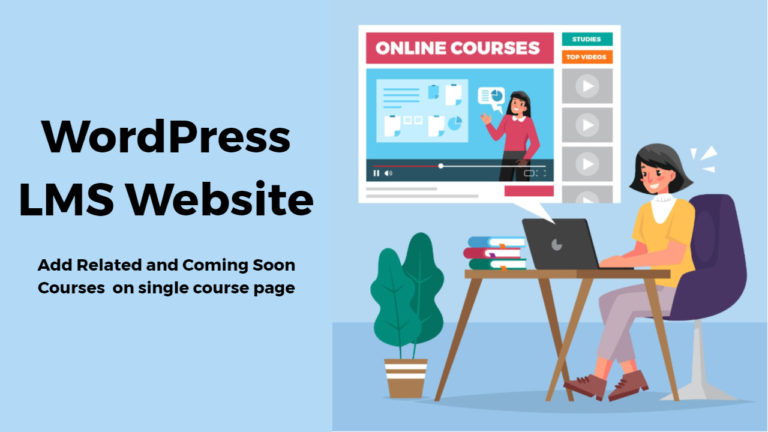 Add Related and Coming Soon Courses on single course page