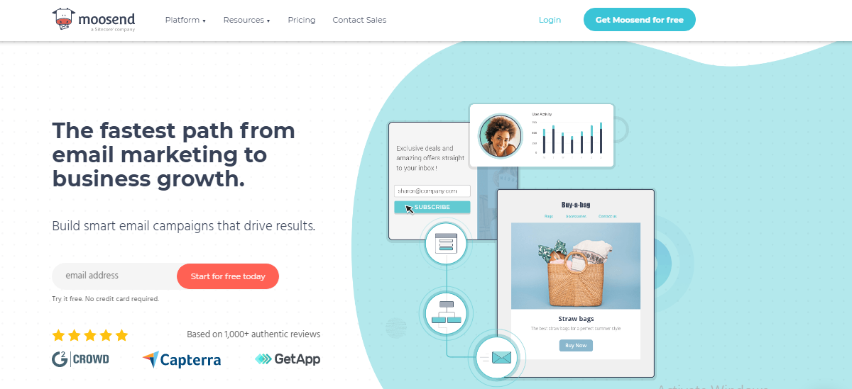 Moosend- Email Marketing Services