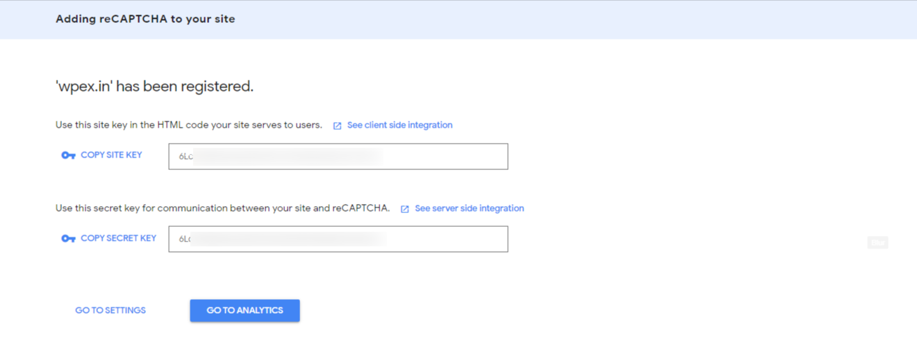 Google ReCaptcha V2