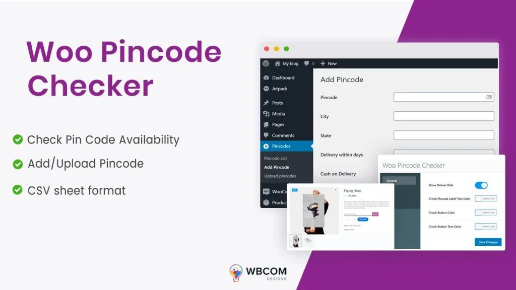 Woo Pincode Checker
