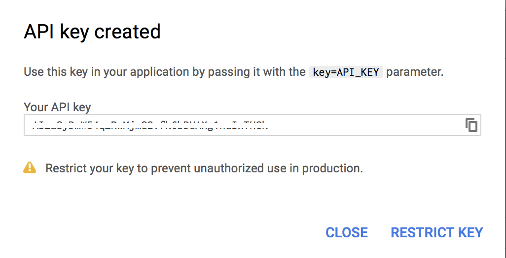 Restrict Key