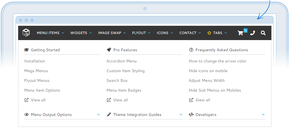 Mega Menu Plugin For WordPress