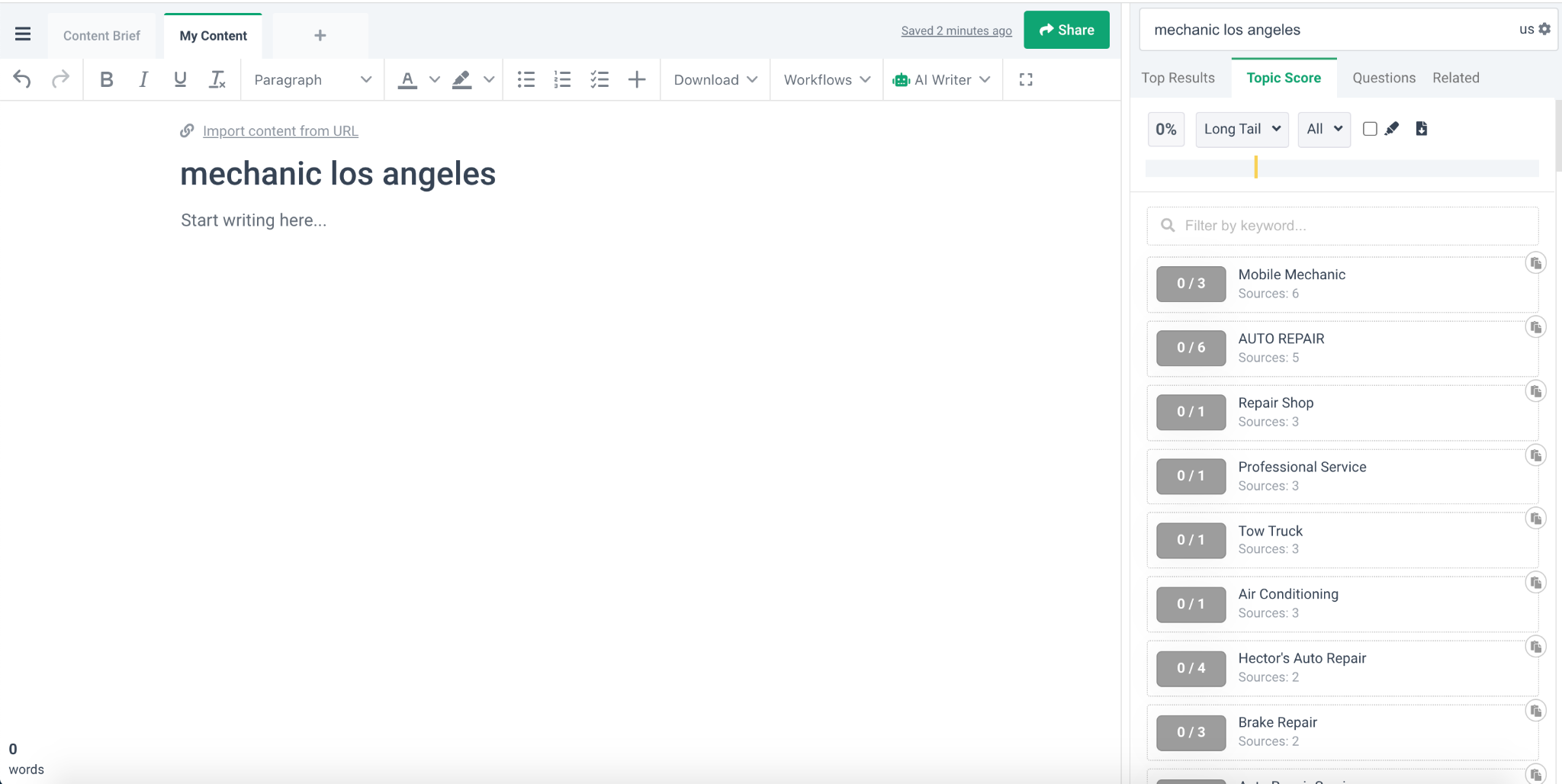 On-Page Content
