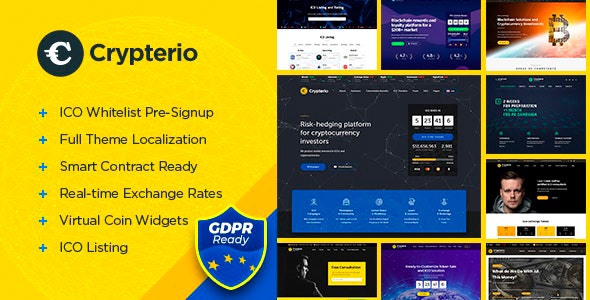 Crypterio: WordPress Theme