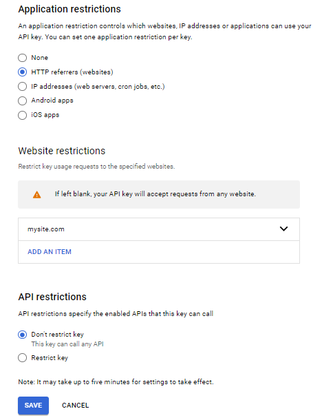 HTTP Referrers