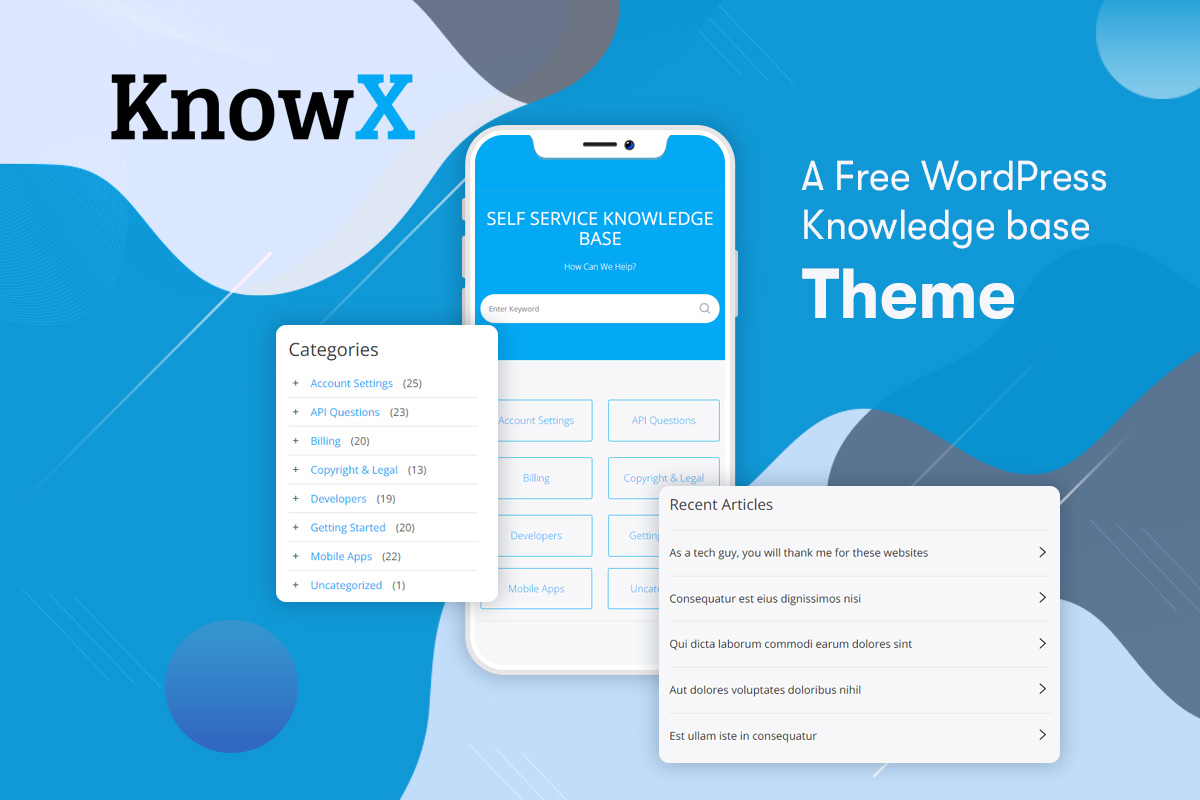 KnowX(Knowledge Base theme)