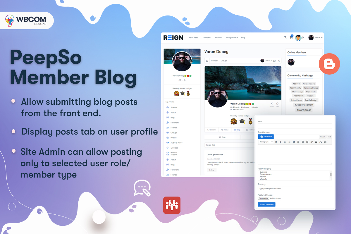 PeepSo Member Blog