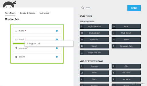 WordPress Form Plugin