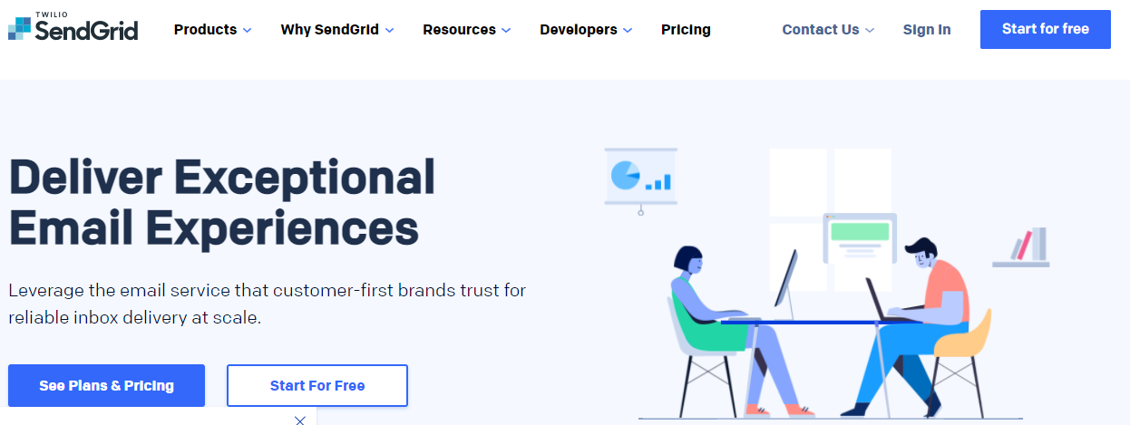SendGrid- Sales Email Tools