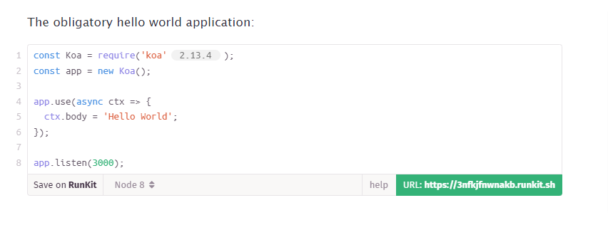 Koa.JS- Node.JS Frameworks