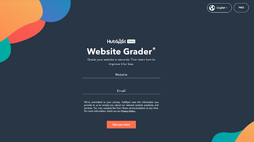 HubSpot Website Grader