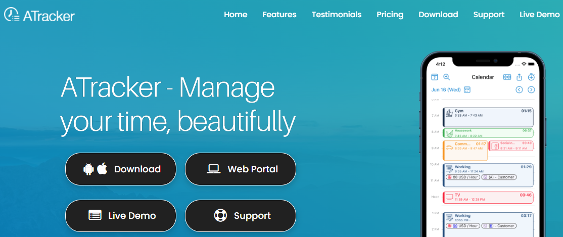 Atracker- Goal Tracking Apps
