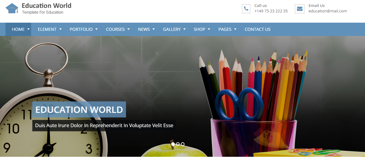 Education World WordPress Theme