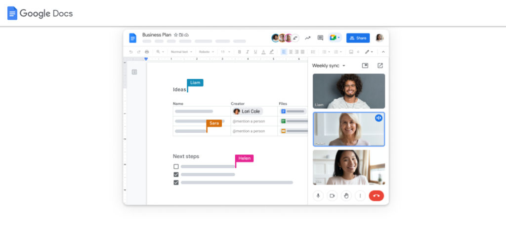 Google Docs- Writing Software
