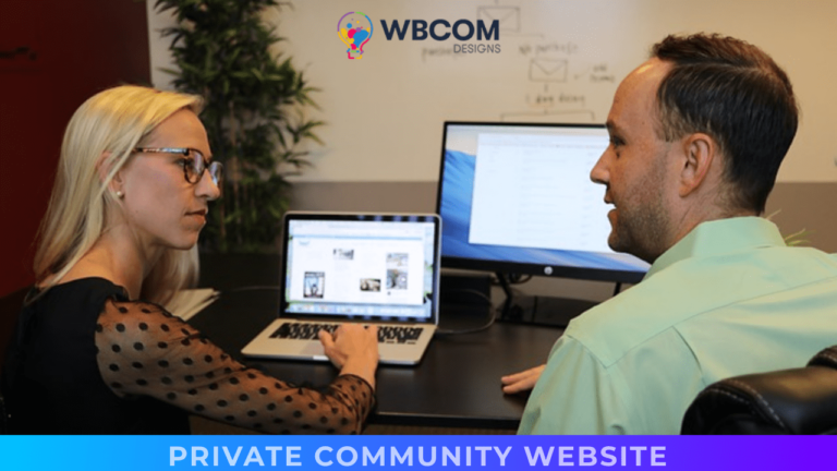 Private Community Website