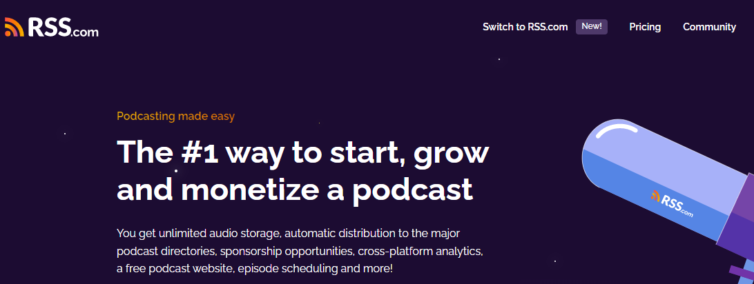 RSS.com- Best Podcasts Posting Software