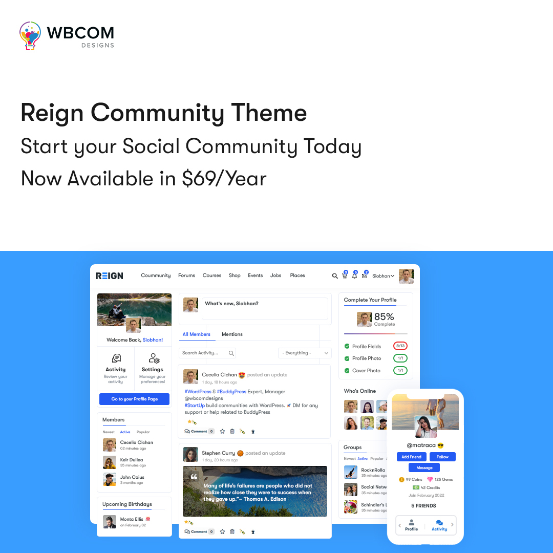 Reign Community Theme