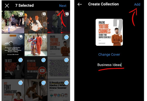 Organize Saved Posts in Collections