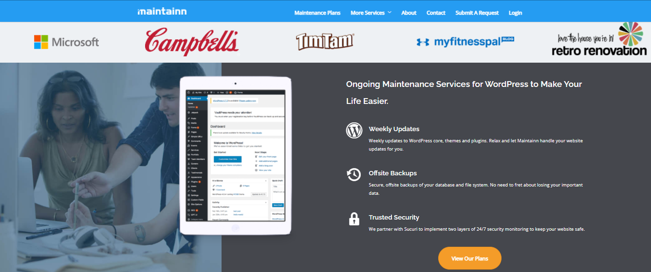 Maintainn- WordPress Website Maintenance Service