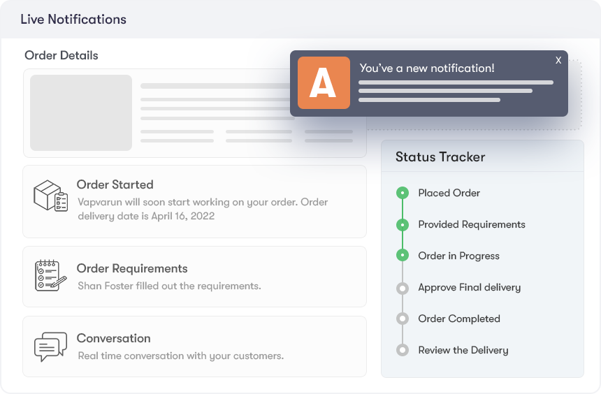 WOOcommerce live order notification