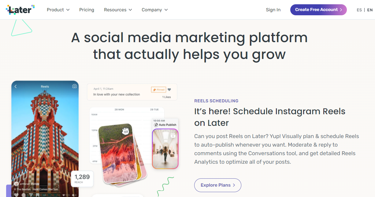 Later- Mobile Apps