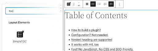 Top Table Of Contents WordPress Plugins