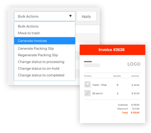 WooCommerce Invoice Plugin