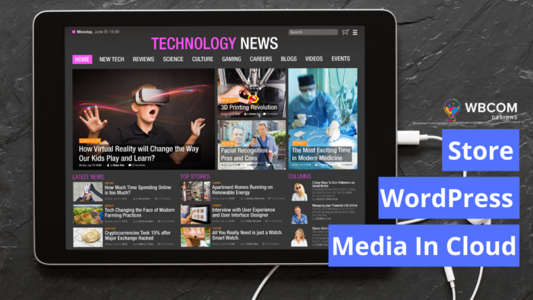 Store WordPress Media In Cloud
